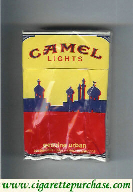 Camel Genuine Urban Lights cigarettes hard box